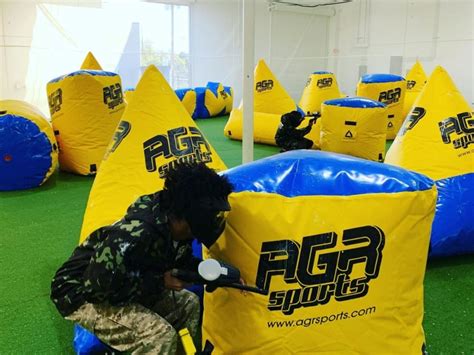 Agr sports - AGR Sports offers various indoor adventures, such as paintball, axe throwing, laser tag, and zombie hunt. Book online and enjoy low impact paintball, glow in the dark …